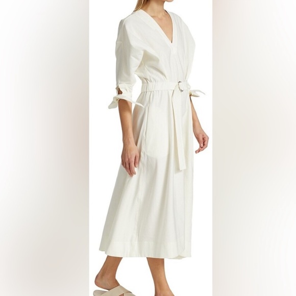 3.1 Phillip Lim Beige Waisted Tie Dress - Picture 8 of 11